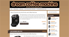 Desktop Screenshot of dreamcoffeemachine.com